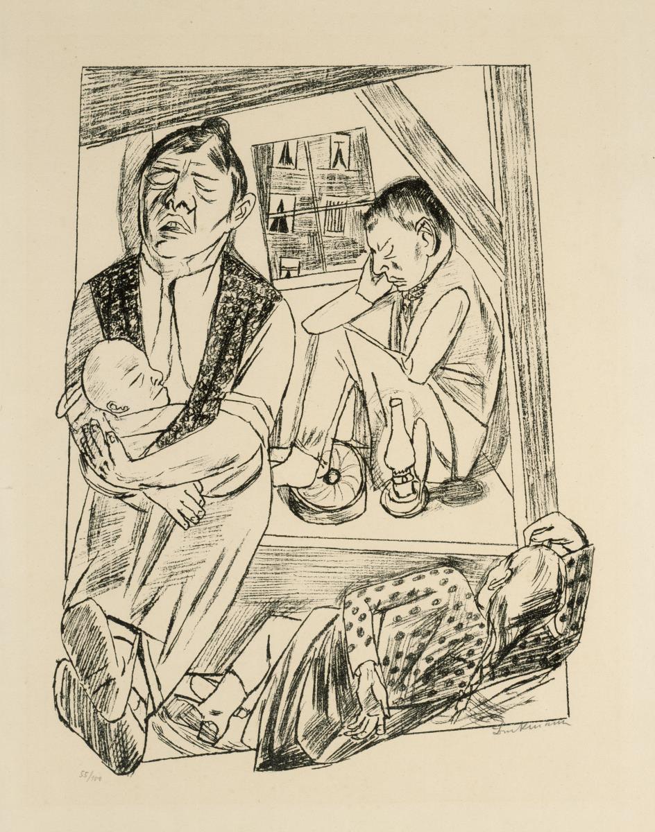 Die Nacht (Blatt 3 aus "Berliner Reise 1922")