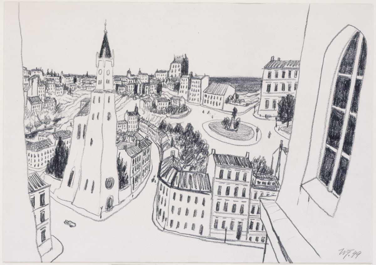 Stadtbild Blick vom Turm