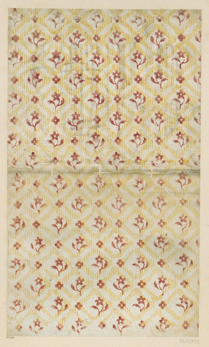 Modeldruckpapier aus Amsterdam (florales Flächenmuster)