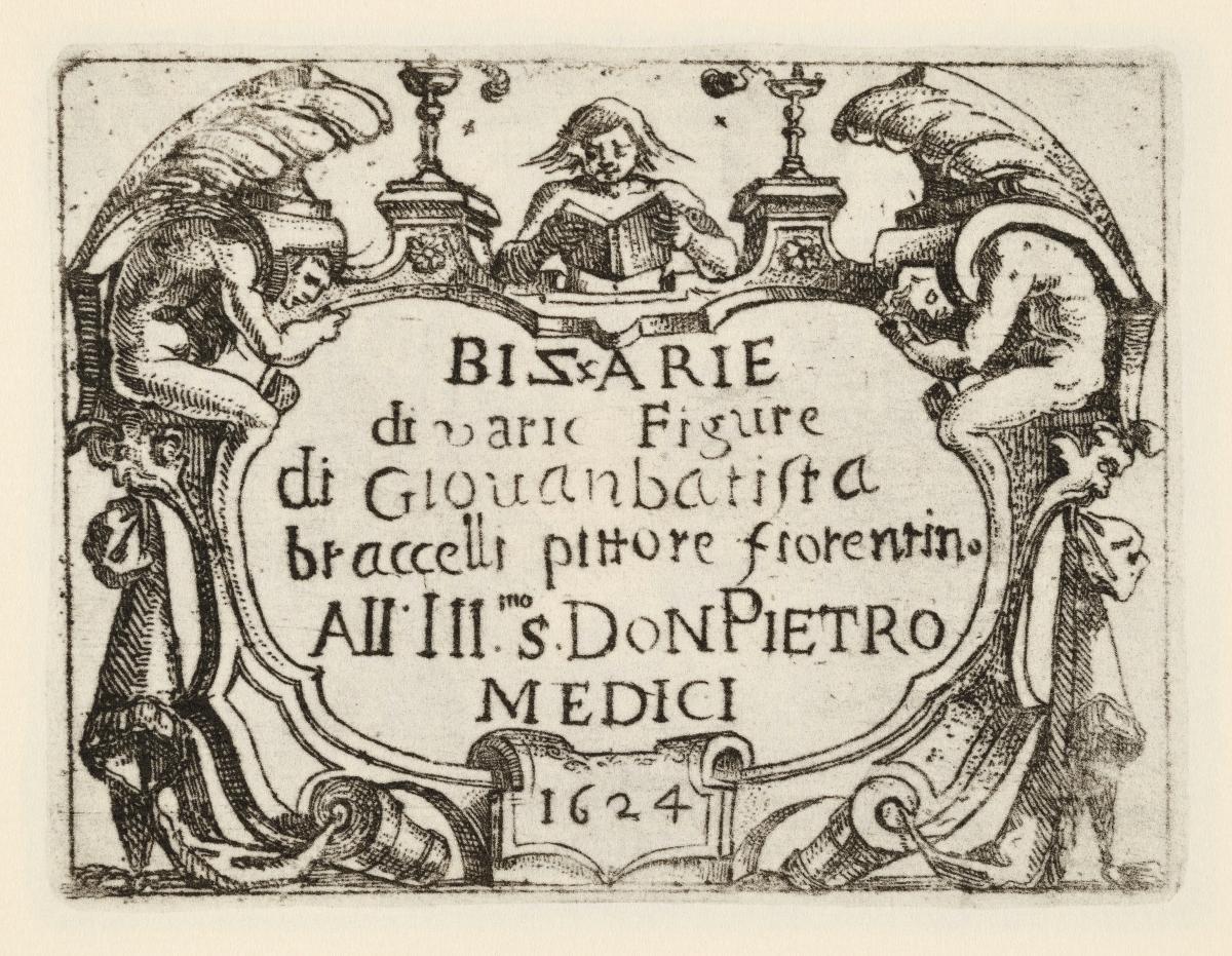 Nachdruck: Bizzarie di varie Figure di Giouanbatista braccelli, Titel