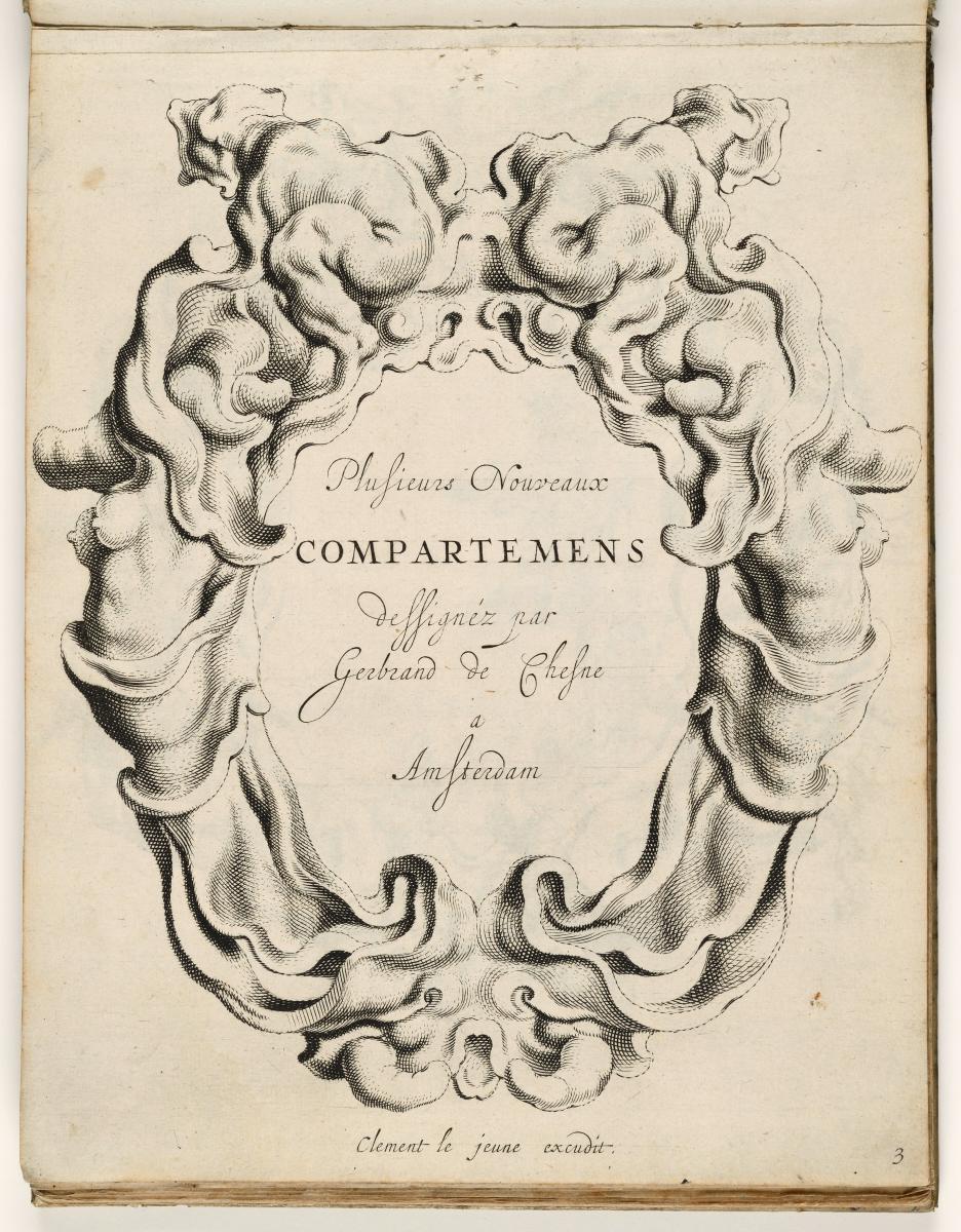 Plusieurs Nouveaux Compartements, Kartusche/Rahmen