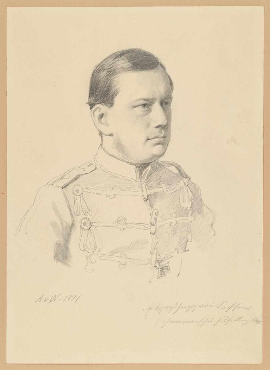 Erbgroßherzog Karl August von Sachsen. Studie zur "Kaiserproklamation in Versailles"