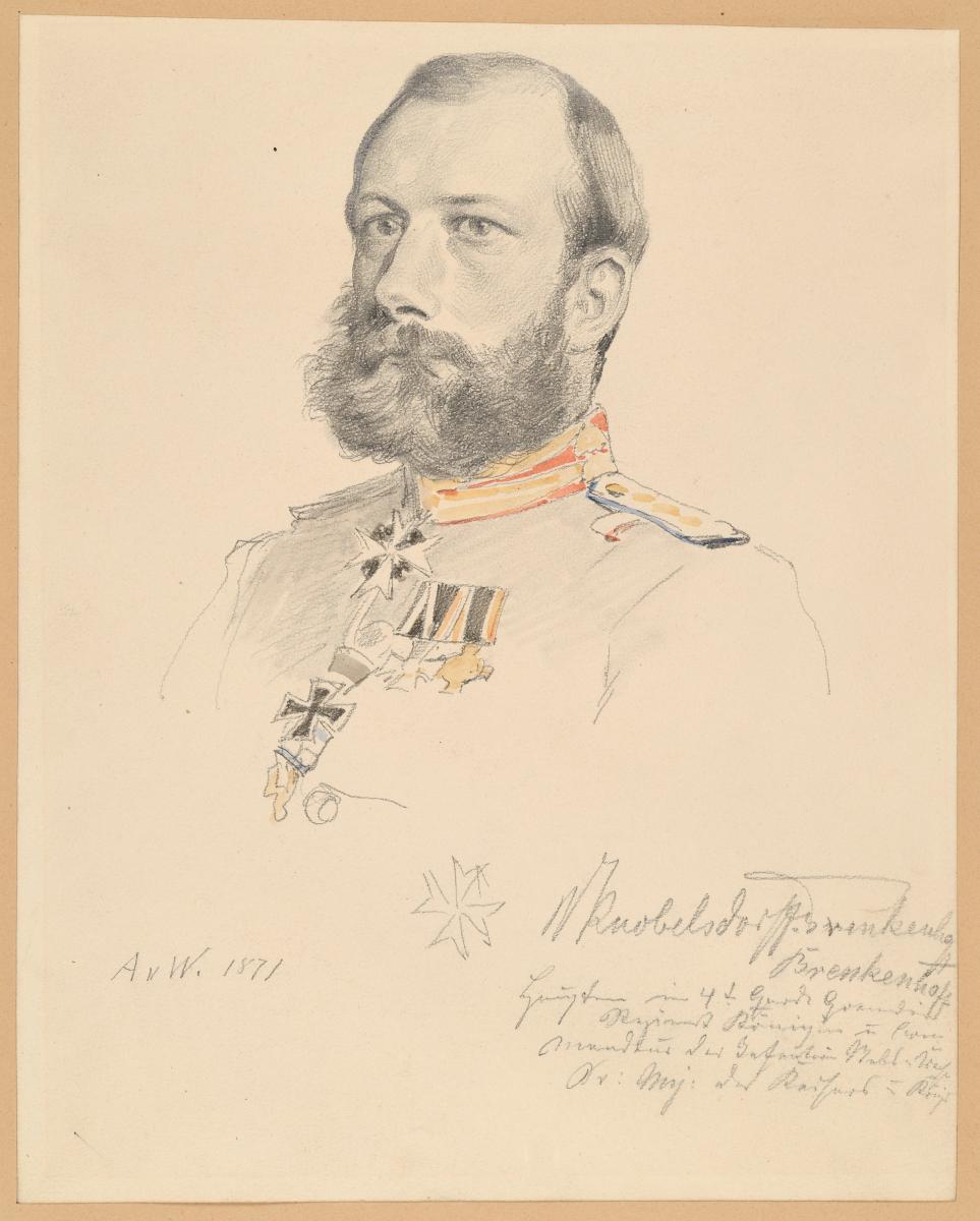 Hauptmann im Regiment Knobelsdorff-Brenkenhoff. Studie zur "Kaiserproklamation in Versailles"