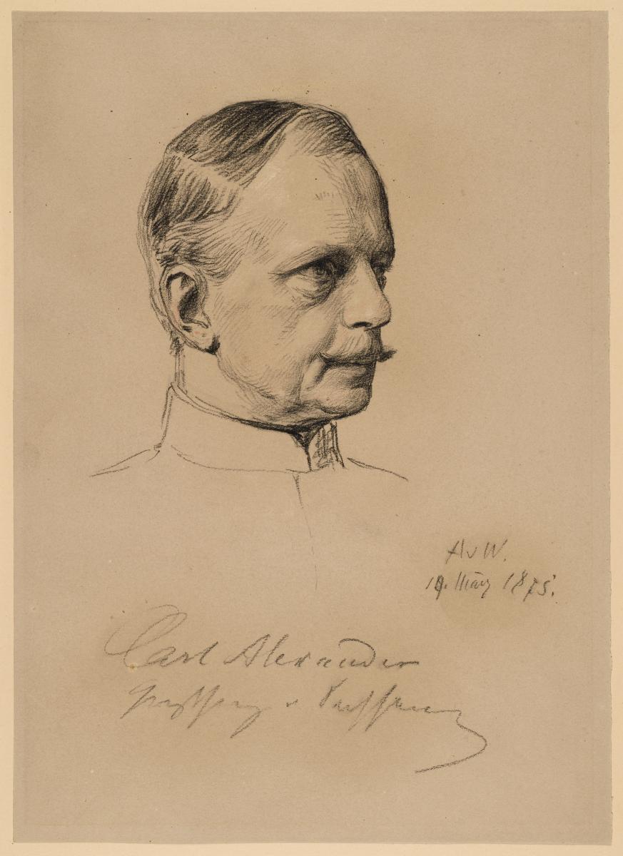 Großherzog Carl Alexander von Sachsen. Studie zur "Kaiserproklamation in Versailles"