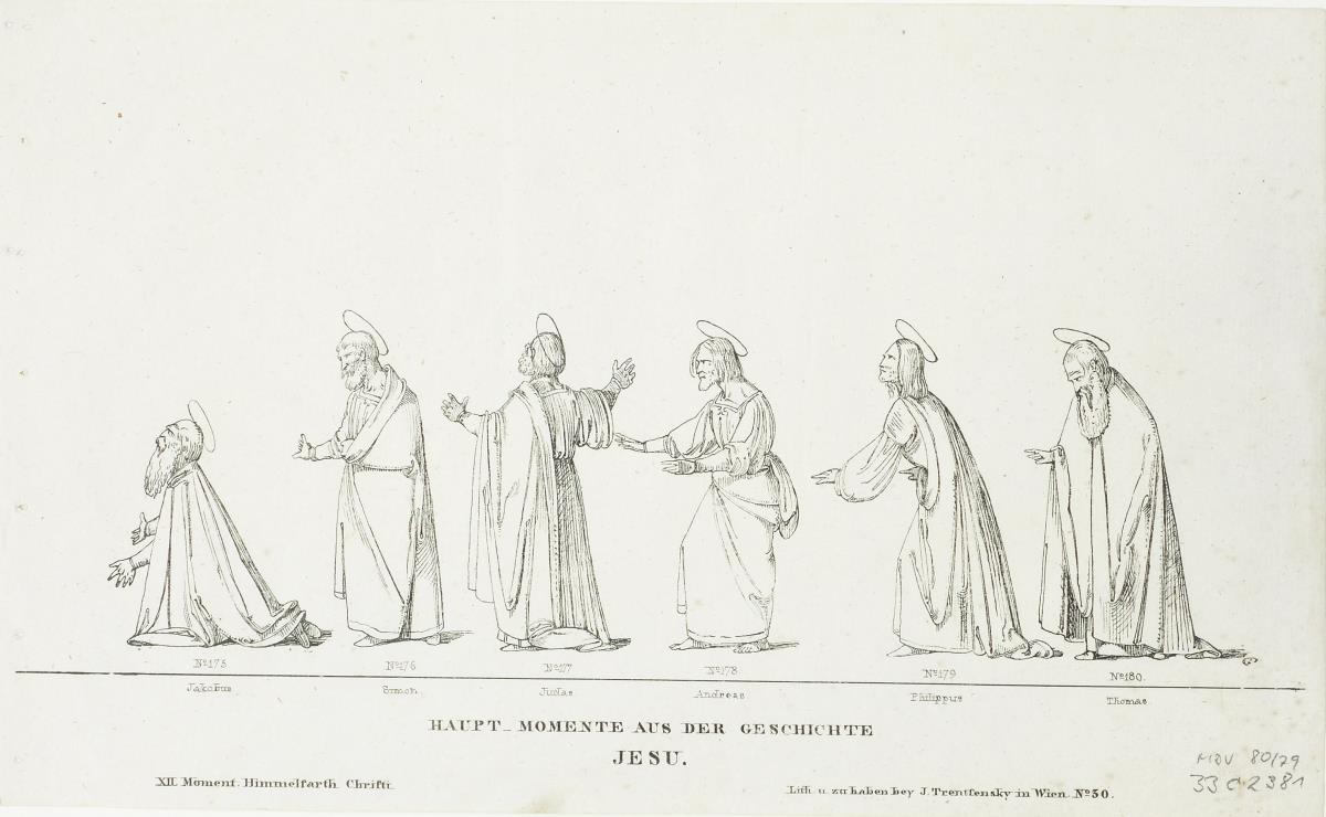 Haupt Momente aus der Geschichte Jesu. XII. Moment. Himmelfarth Christi.
