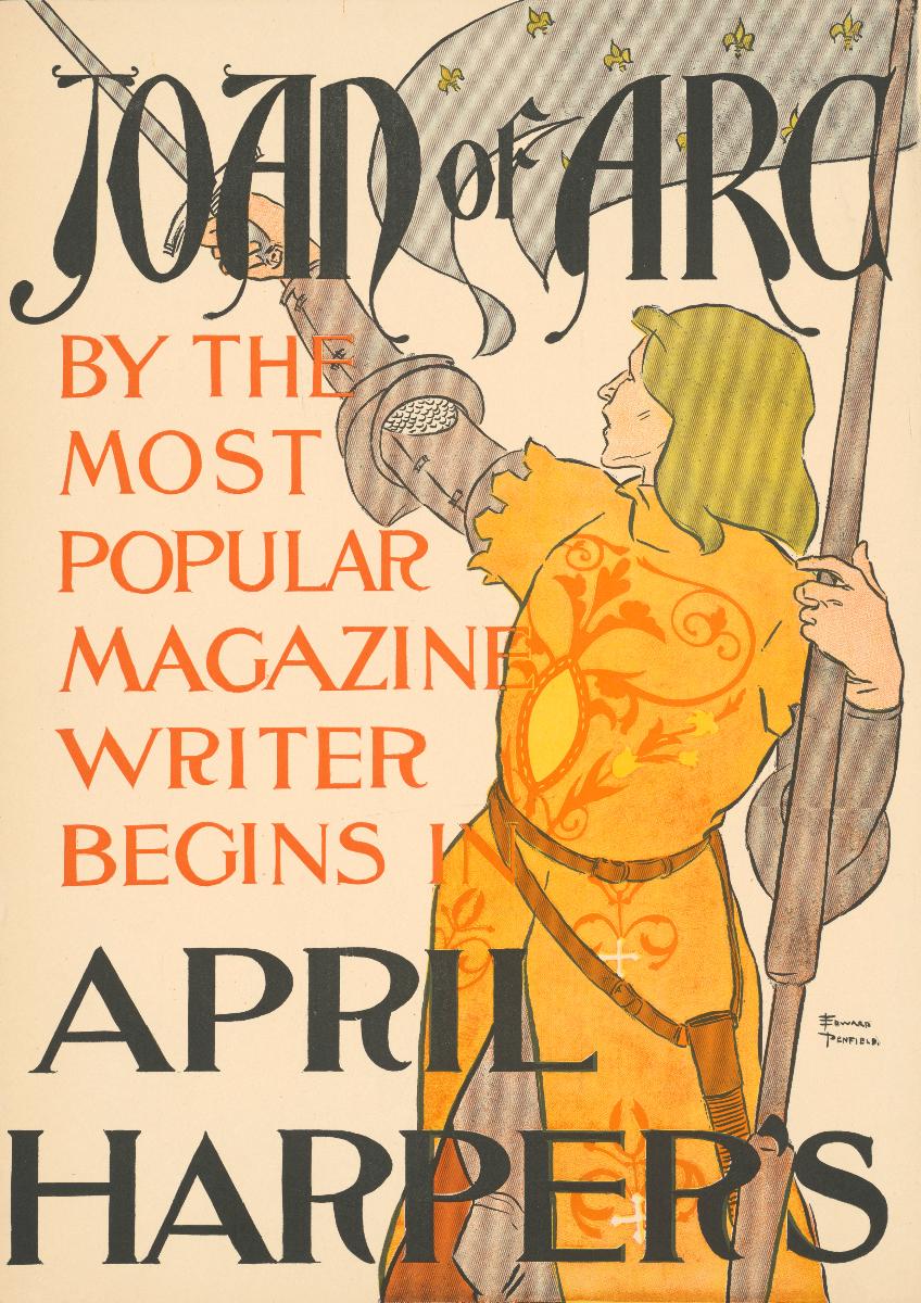 Joan of Arc by the most popular magazine writer. Harper's April