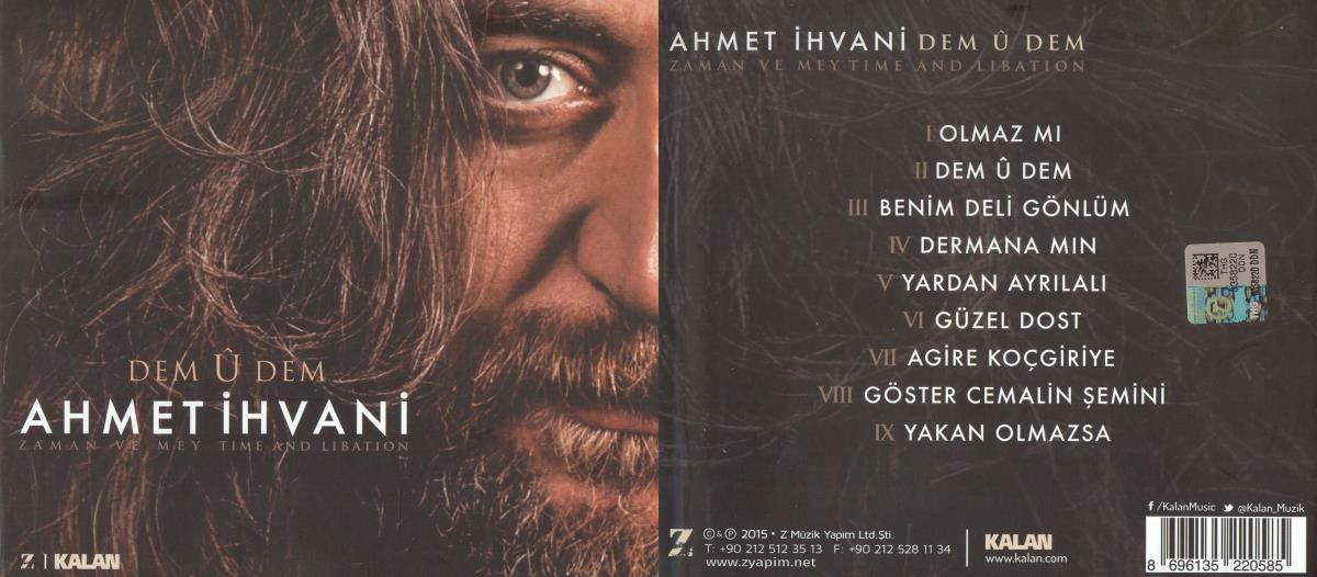 Dem Û Dem. Ahmet İhvani. Zaman ve mey. Time and Libation