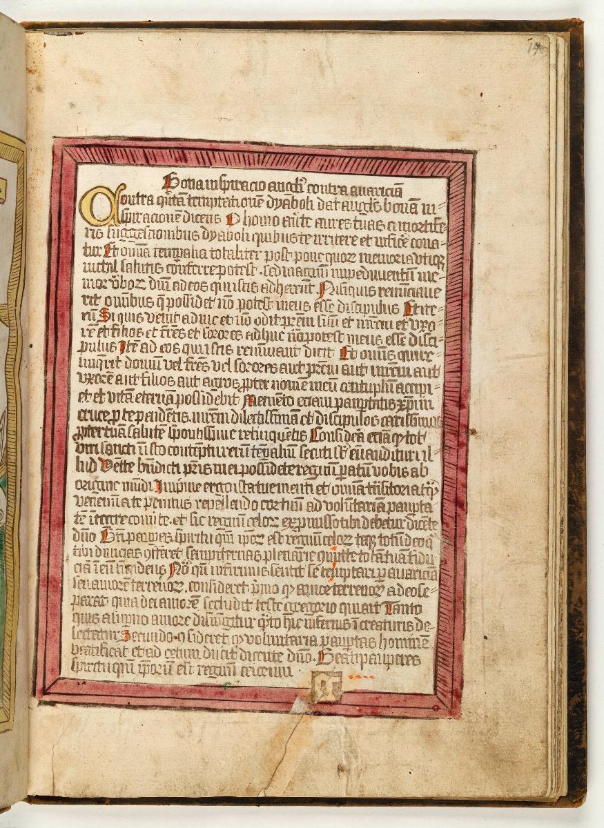 Ars moriendi: Der Sterbende wird zum Entäußern aller irdischen Bindungen aufgefordert