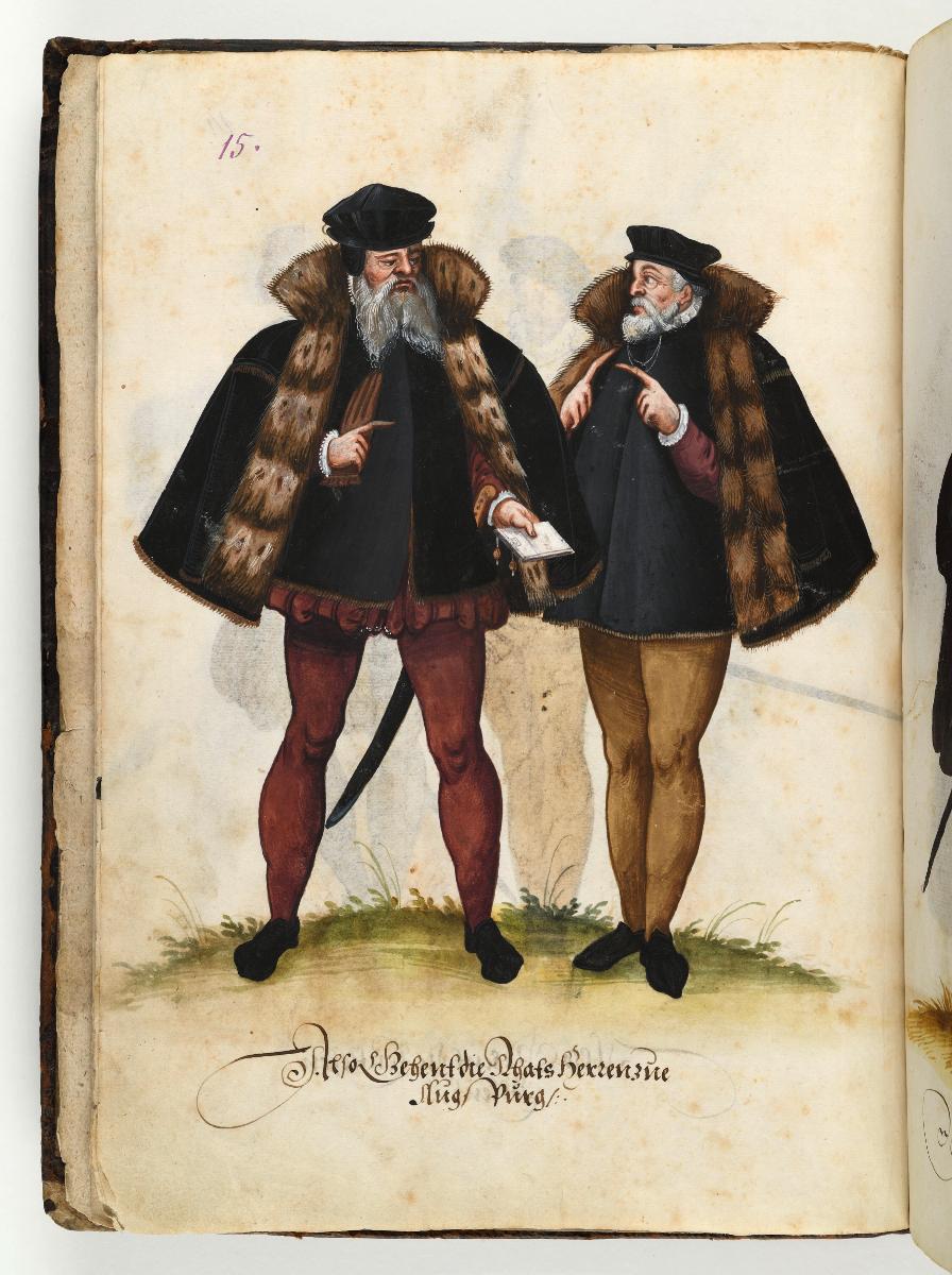 Trachtenbuch: Also gehent die Rhats Herren zue Augspurg