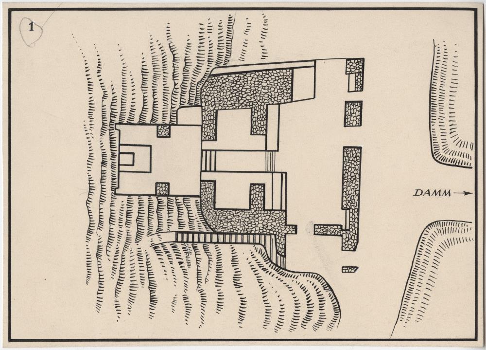 Plan des Tempels Nr.1.