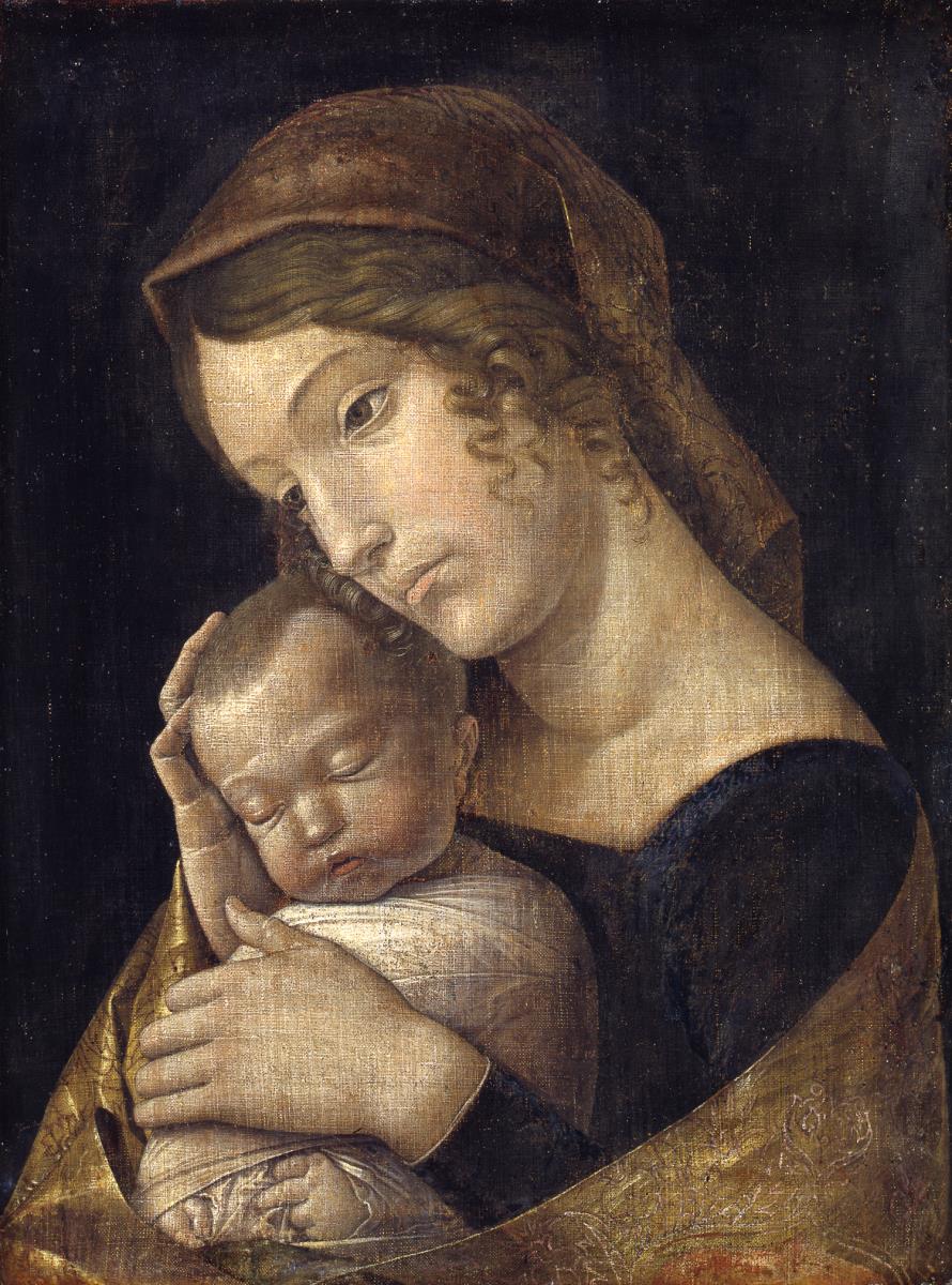 Maria mit dem schlafenden Kind