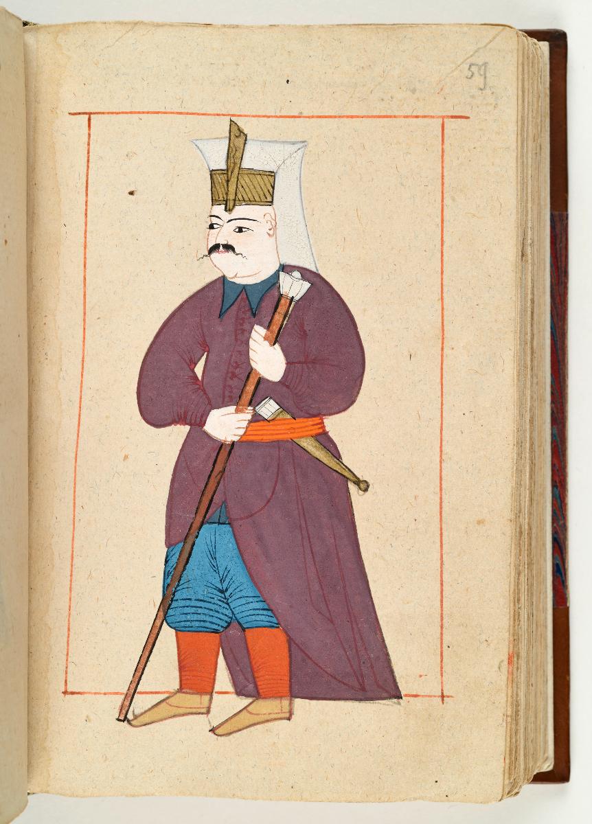 Türkisches Trachtenbuch: Yasakçı (Jassaktschi, Ordnungshüter)