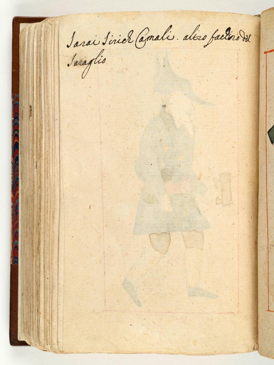 Türkisches Trachtenbuch: Arnav[u]t Bosacisi (albanischer Boza-Verkäufer)