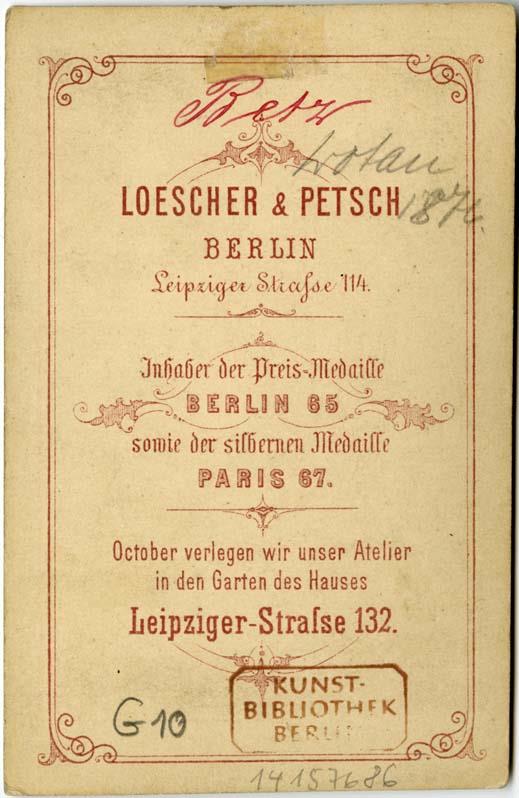 Porträt des Franz Betz