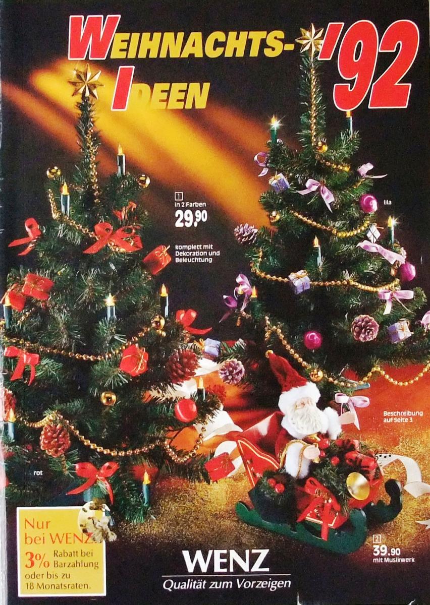 Weihnachtsideen '92.