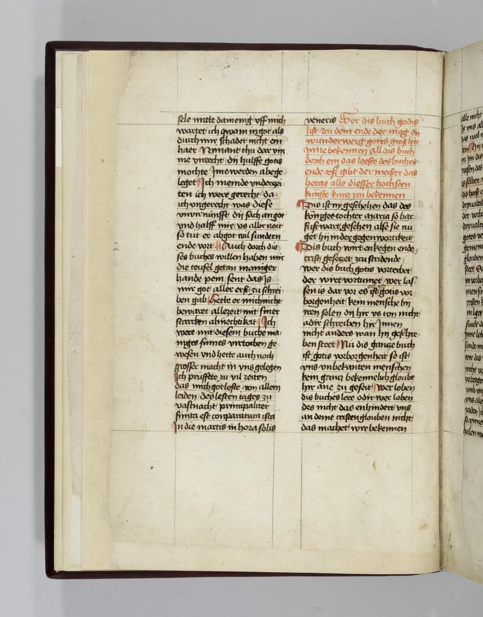Buch der heiligen Dreifaltigkeit. Textseite