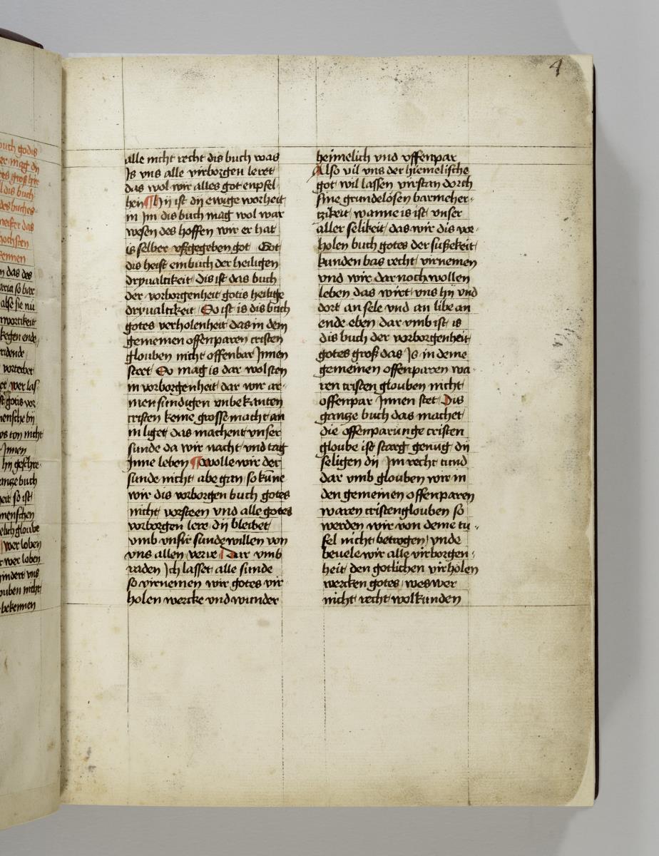 Buch der heiligen Dreifaltigkeit. Textseite