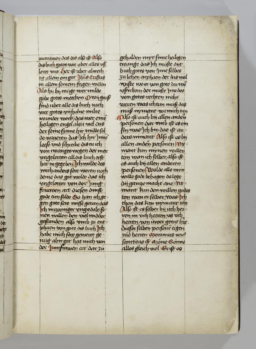 Buch der heiligen Dreifaltigkeit. Textseite