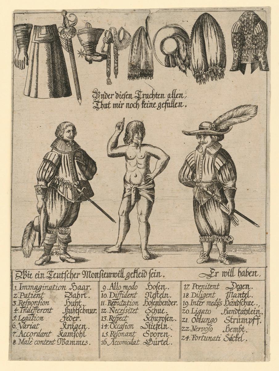 Wie ein Teutscher Monsieur will gekleid sein