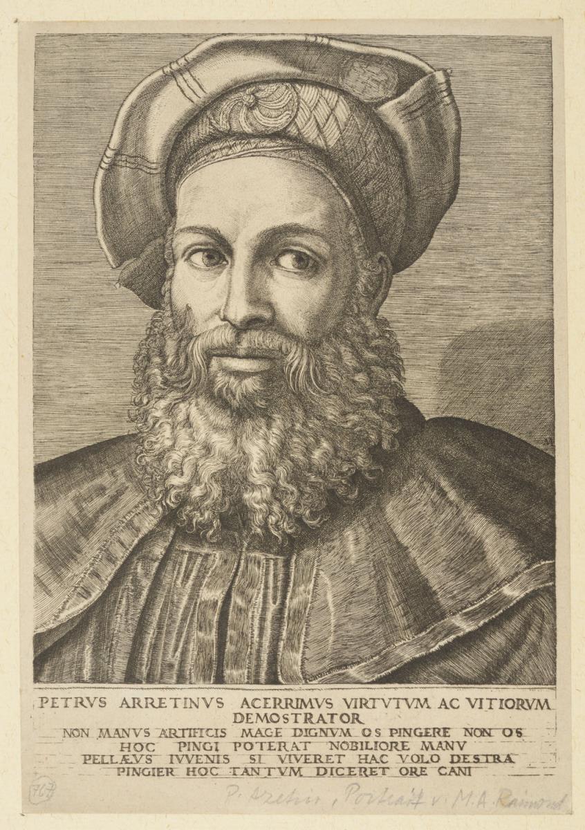 Porträt des Pietro Aretino