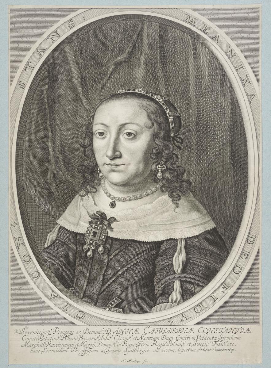 Porträt der Anna Katharina Konstanze, Prinzessin von Polen, Kurfürstin von der Pfalz