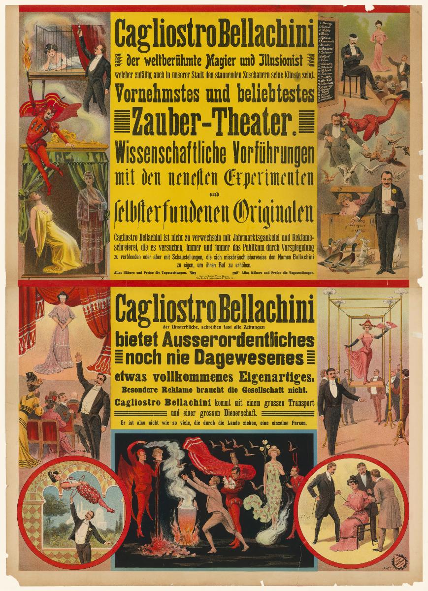 Cagliostro Bellachini. Zaubertheater