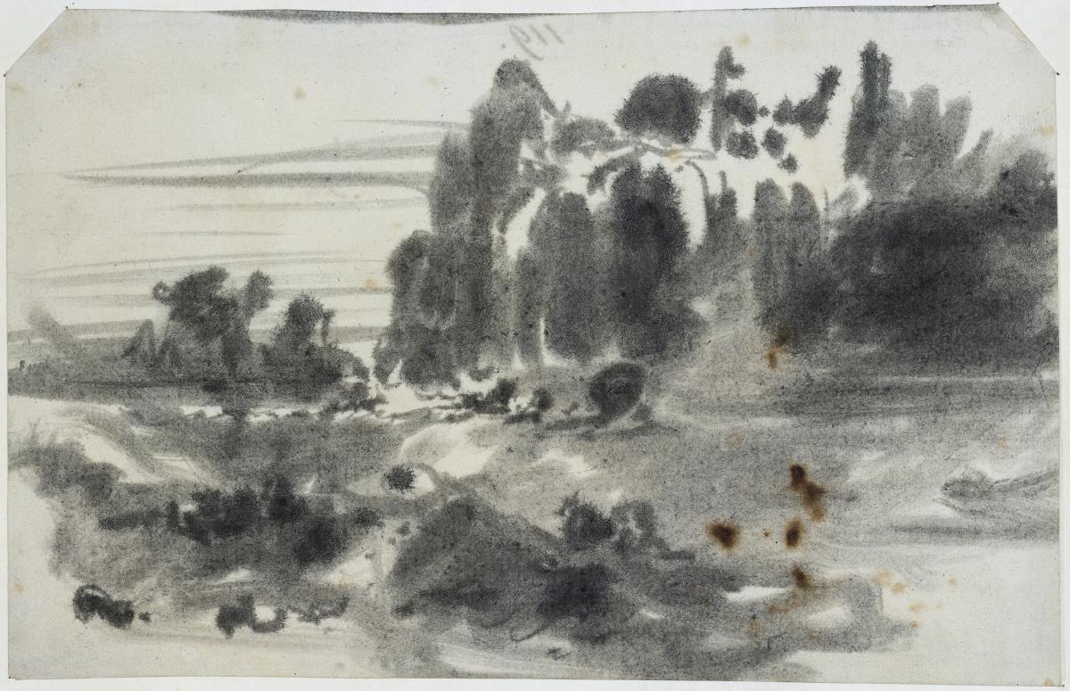Landschaft mit Bäumen