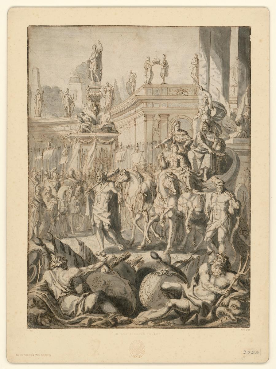 Entwurf für ein Titelblatt, Leopold und Joseph