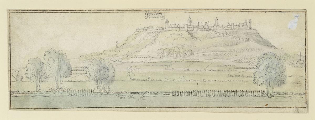 Ansicht von Ohmenburg (heute Amöneburg)