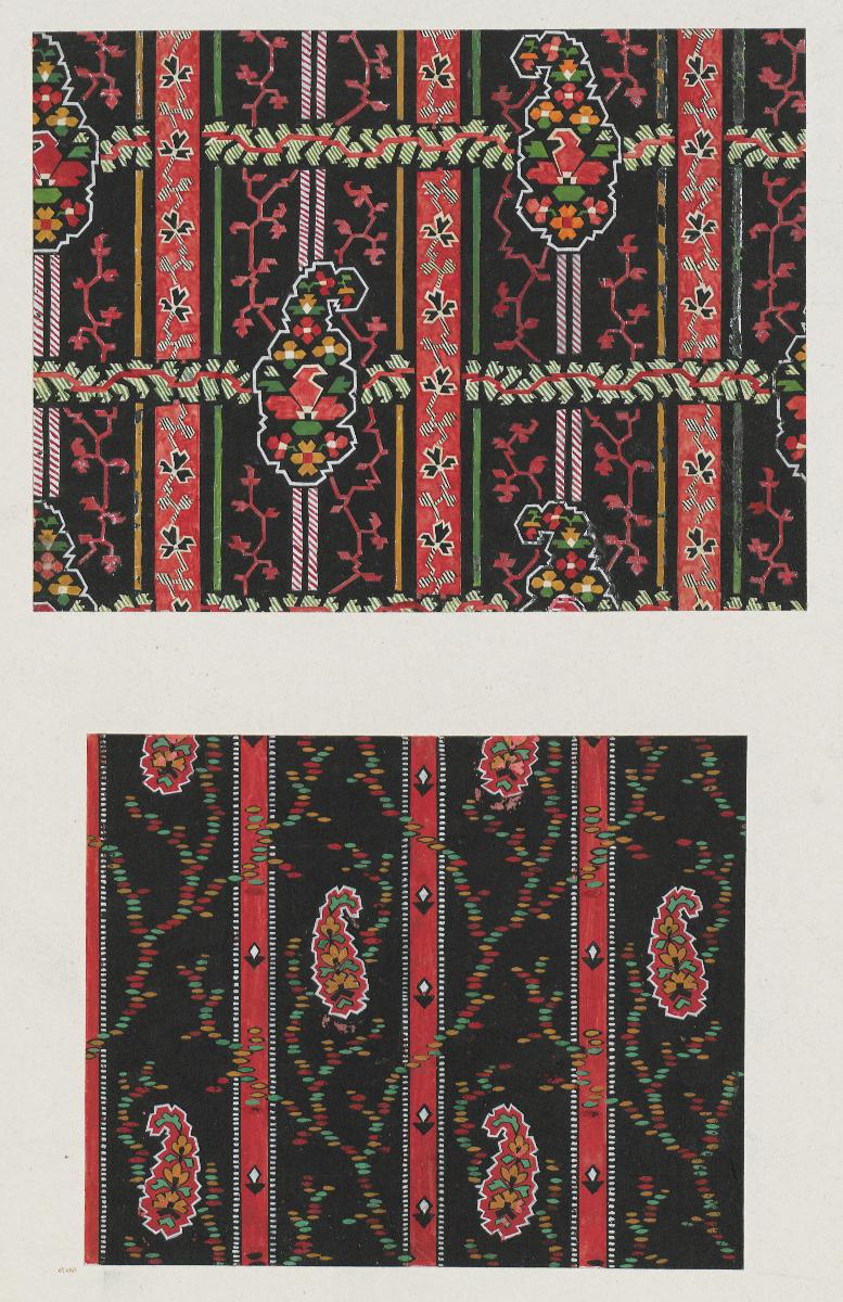 Buntpapier (zwei verschiedene Muster mit Paisleymotiven)