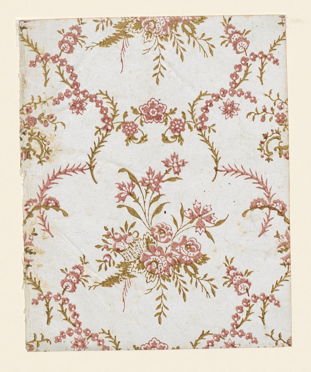 Kattunpapier (florales Muster)