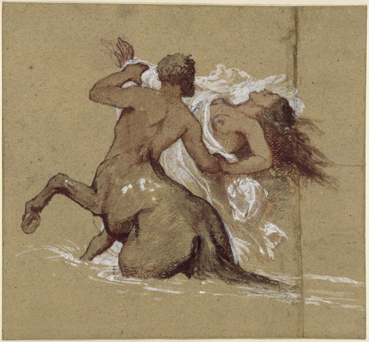 Kentaur und Nymphe