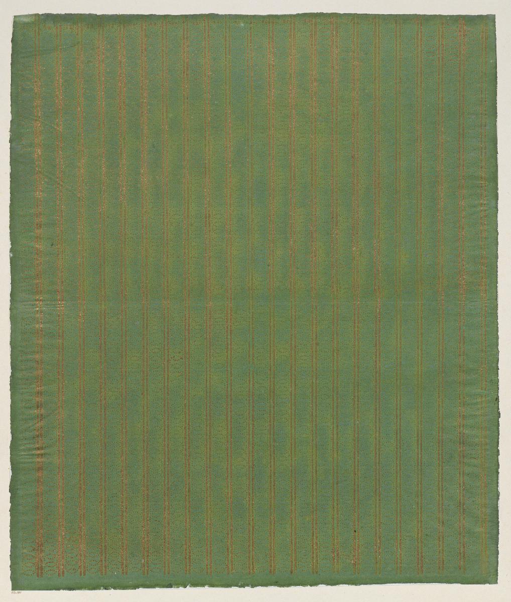 Modeldruckpapier mit Golddruck (Streifenmuster)