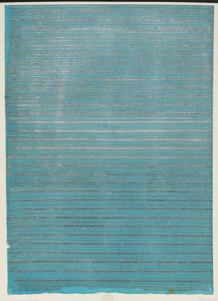 Modeldruckpapier mit Silberdruck (Streifen)