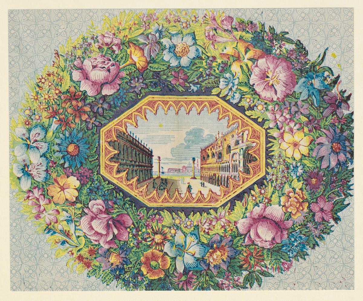 Modeldruckpapier (Stadtansicht Venedig)