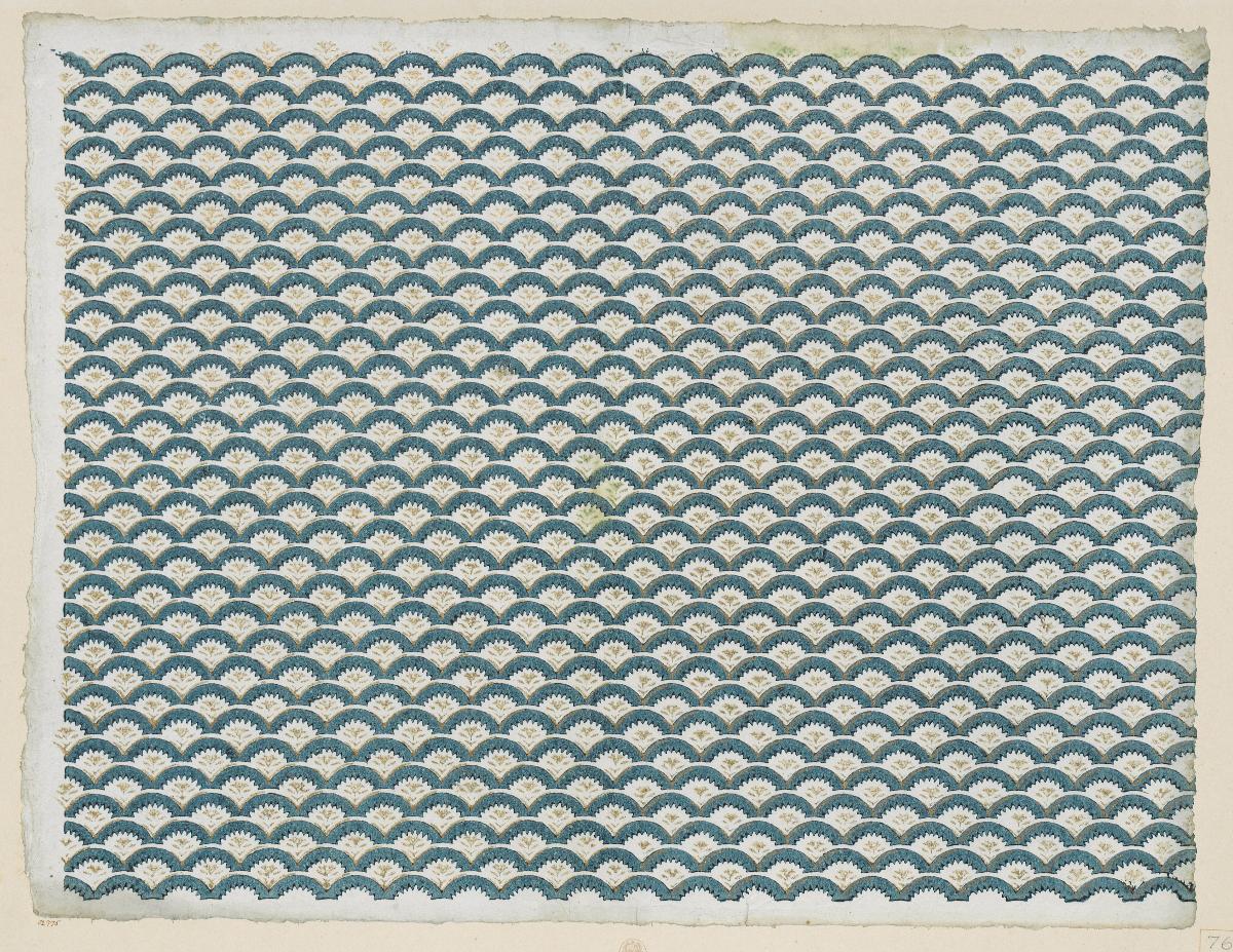Modeldruckpapier mit Golddruck