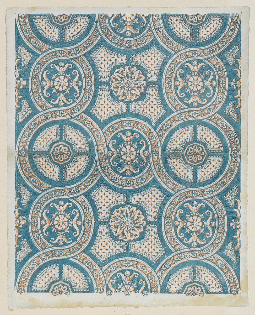 Modeldruckpapier (großflächiges Gittermuster)