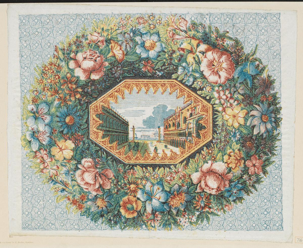 Modeldruckpapier (Stadtansicht Venedig)