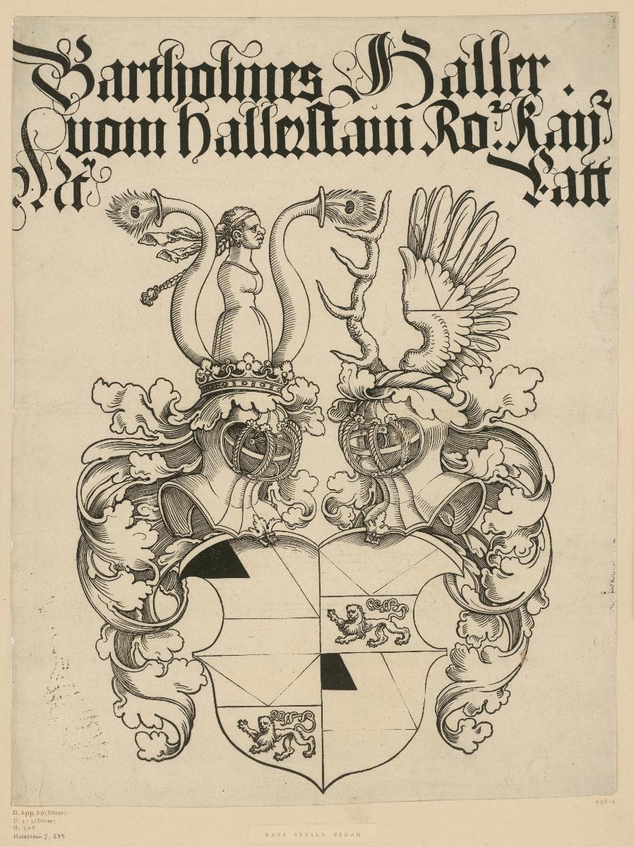 Wappen des Bartholomäus Haller zu Hallerstein
