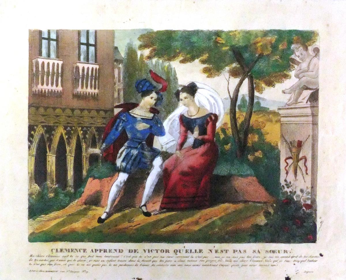Clemence apprend de Victor qu´elle n´est pas sa soeur.