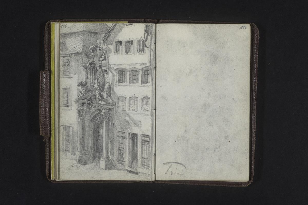 Der Zugang vom Hauptmarkt zur Kirche St. Gangolf in Trier