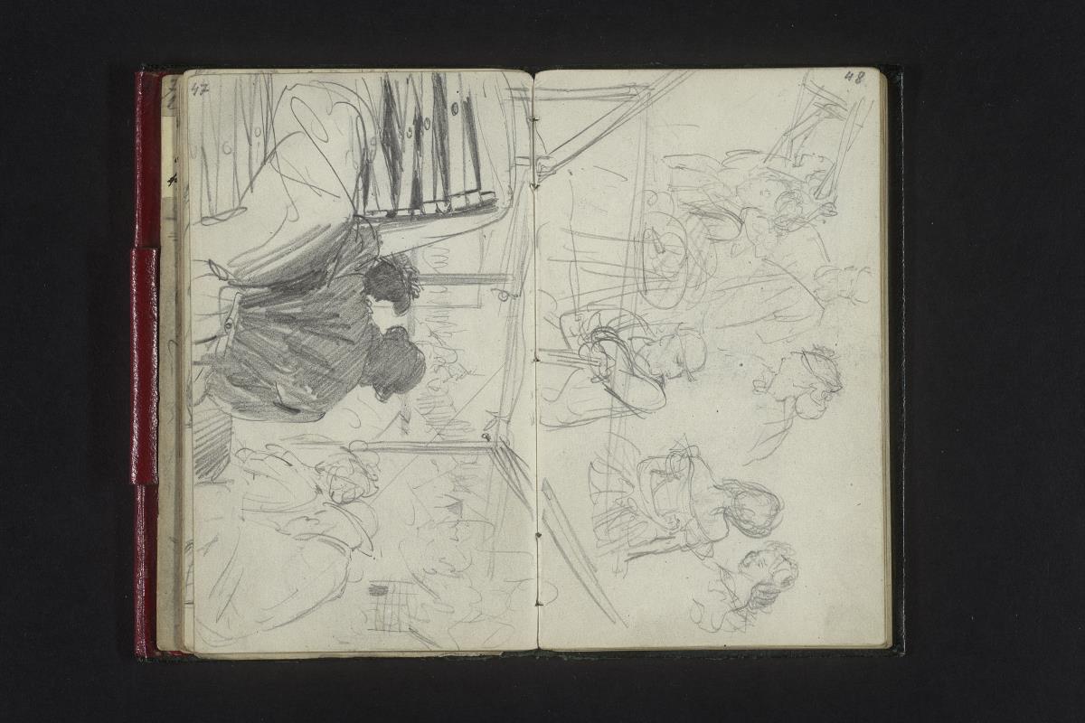 Verschiedene Figurenstudien