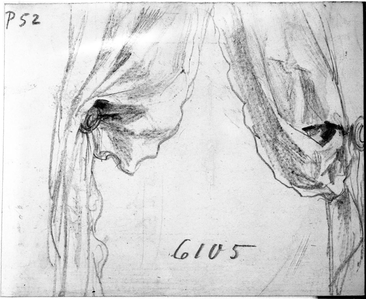 Gerafftes Gardinenpaar
