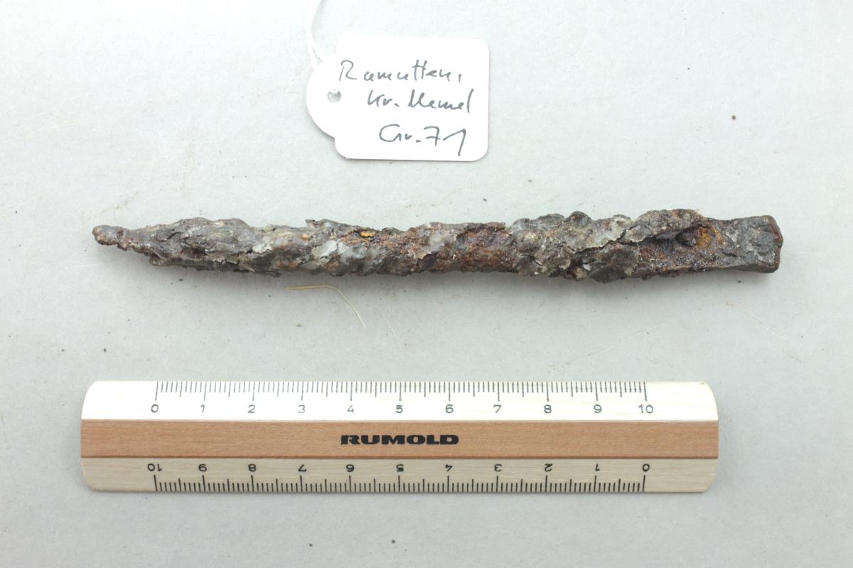 Fragment eines Harpunenschaftes