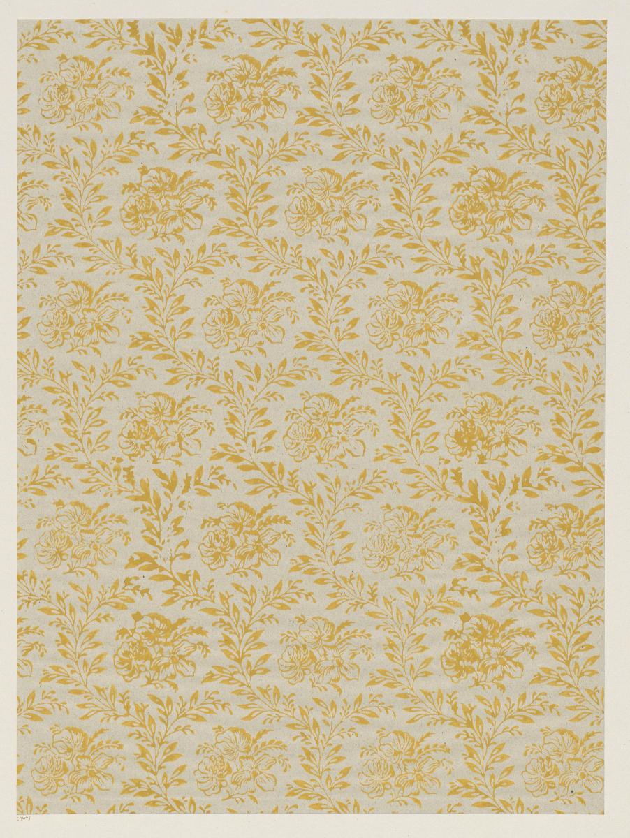 Modeldruckpapier (florales Rautenmuster)