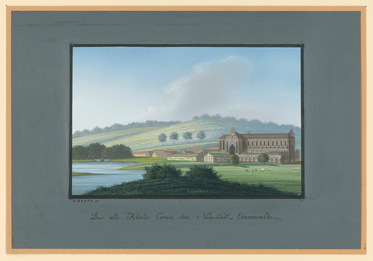 Chorin, Klosteranlage von Norden