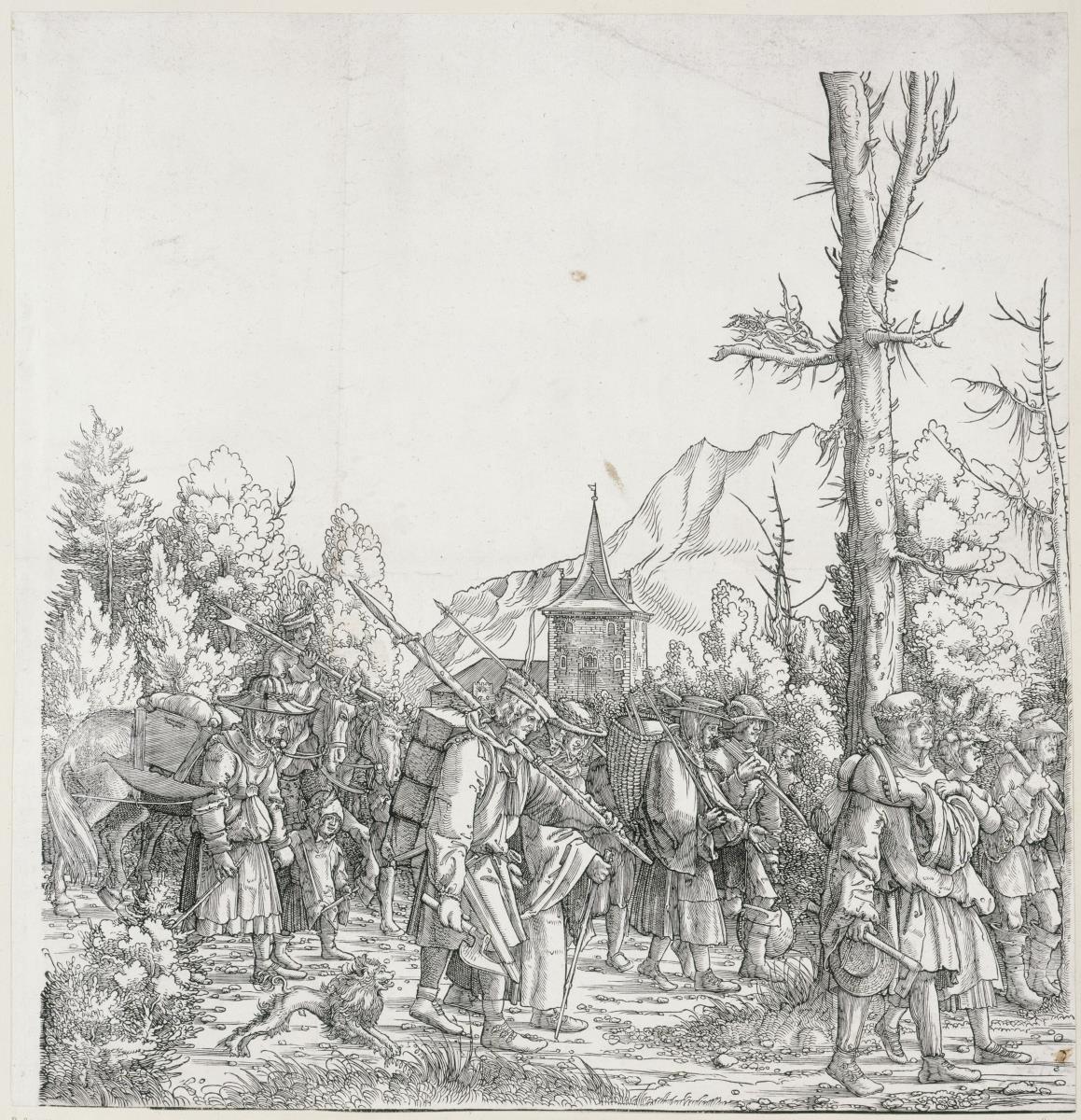 Das fünfte Blatt mit dem Kirchturm