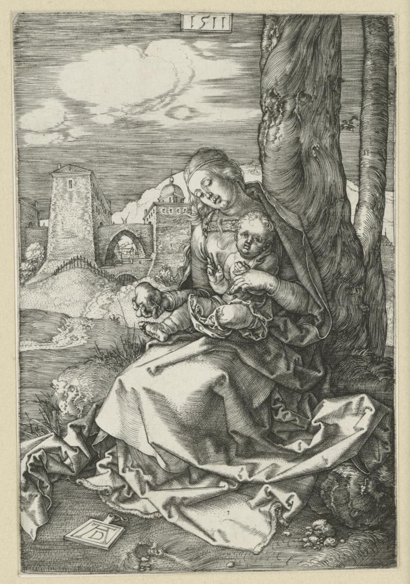 Maria mit Kind und Birne