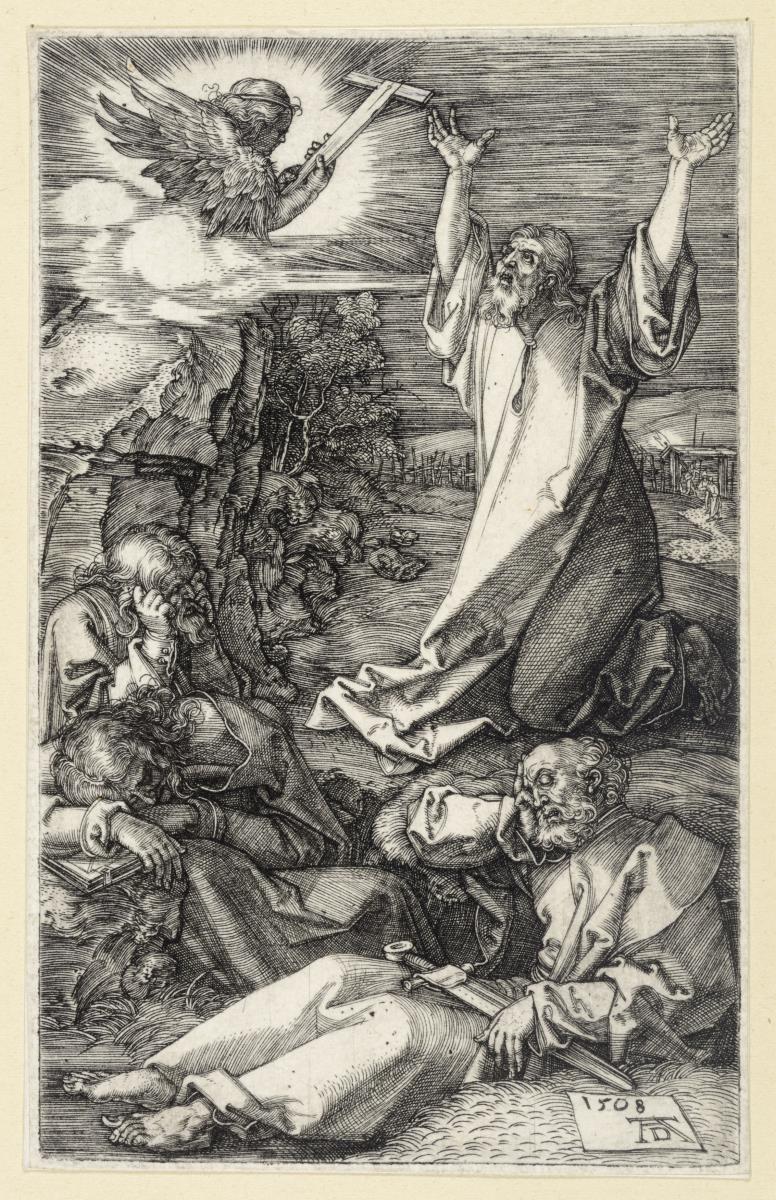 Christus am Ölberg (Kupferstich-Passion)