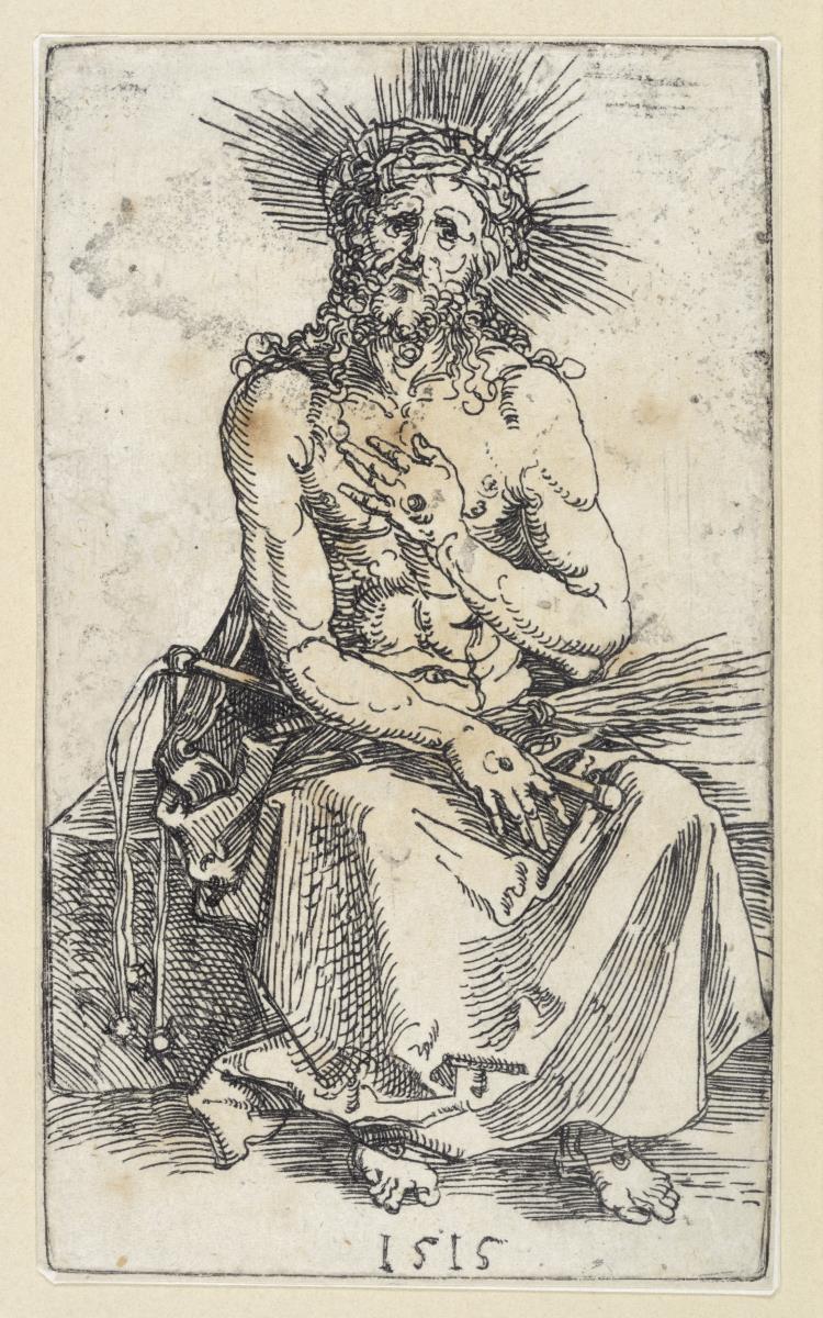 Der Schmerzensmann sitzend
